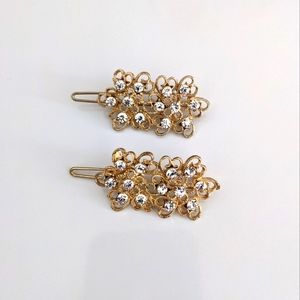Rhinestone hair clips